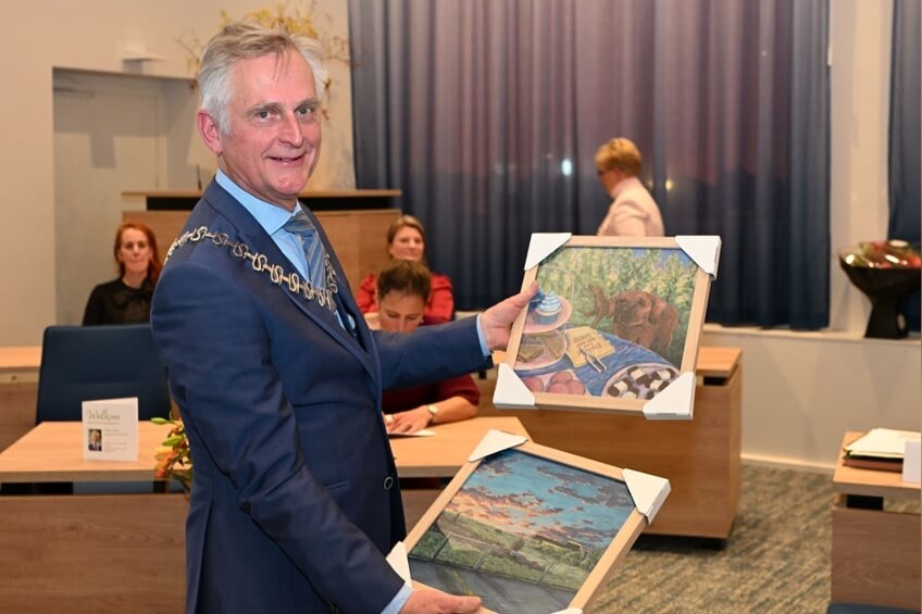 Schilderijen voor Rob Metz